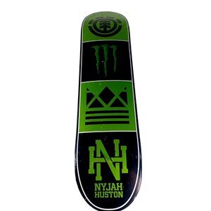 RARE Nyjah Huston Monster Energy Pro Model Element Skateboard Deck 8.0 Disorder